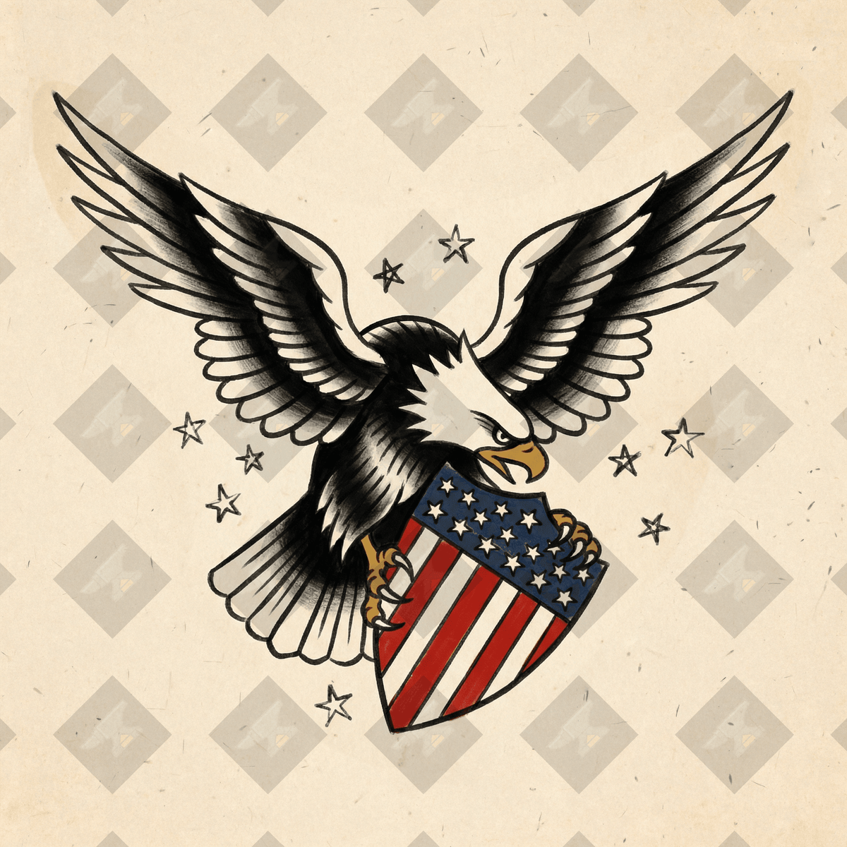 Eagle & Shield - Color