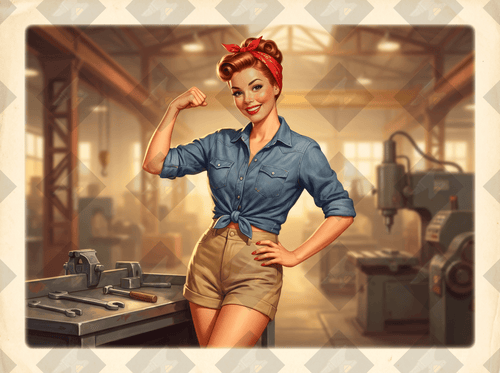 All 10 Victory Girls WWII pin-up art prints in one download. Save over 25%. High-resolution digital downloads ready for printing.